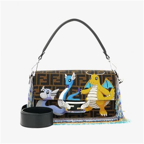 fendi dratini earrings|Fendi x Frgmt x Pokémon Collection: Photos .